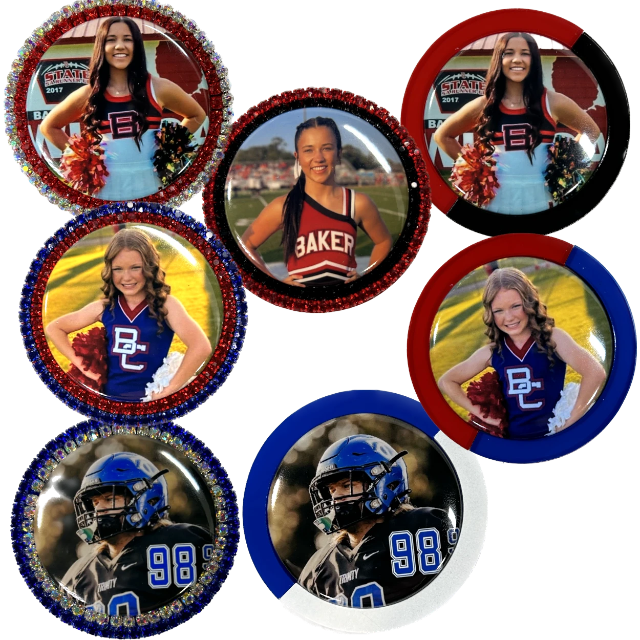 Sports Team Photo Brooch