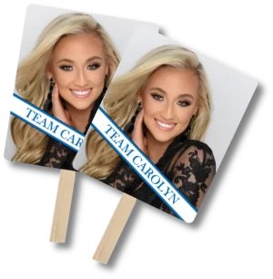 2 Custom 8x10 Fan Wavers