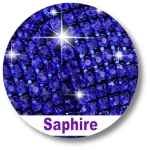 Saphire Rhinestone Saphire Rhinestone
