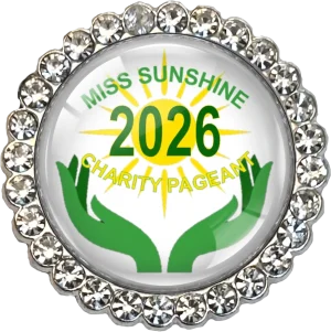 Sunshine Charity Pageant Sash Secure