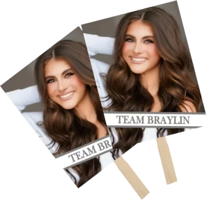 2 GA South 8x10 Fan Wavers