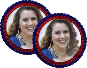 2- Amerifest Photo Brooches