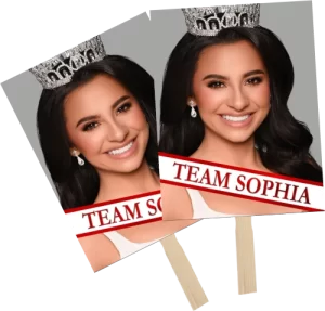 2 UNM 8x10 Fan Wavers