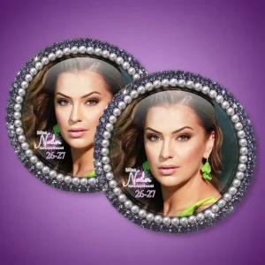 MNI Regal Photo Brooch Set™